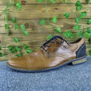 Bull Boxer Men's‎ Lukos Derby Oxfords Brown Leather Size 10 Medium Used 2025